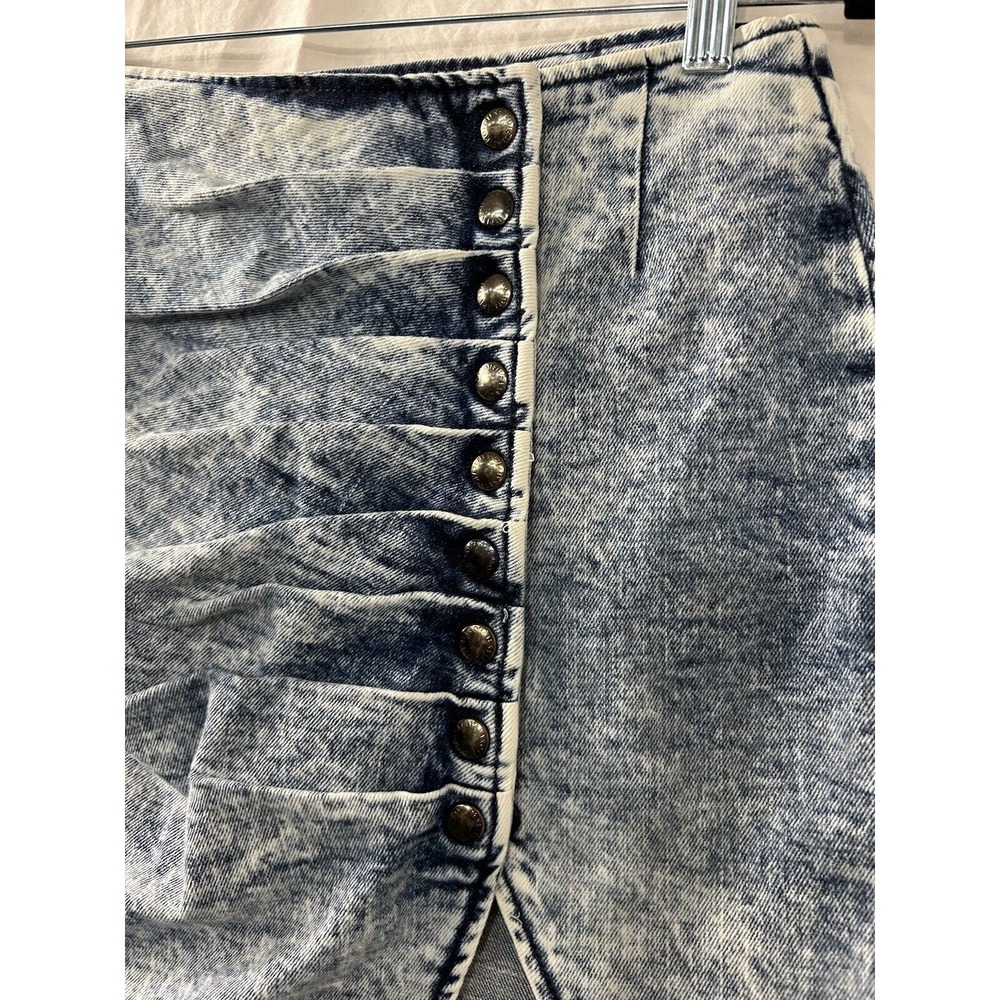 Retrofete Womens Willa Denim Mini Skirt Blue Stone FW20-3391 US‎ Size S NEW - Picture 3 of 12